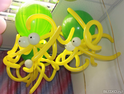 Осьминог из воздушных шаров своими руками. Мастер класс/Balloon Octopus. Мастер класс. Лайфхак