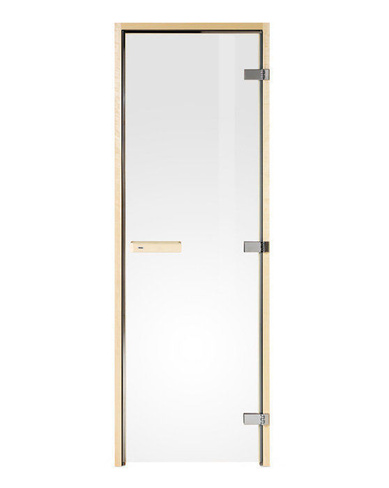 Дверь стеклянная для сауны TYLO DGL 8x19 осина бронза 1890х790 мм