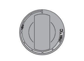 Ручка управления встроенным термостатом печей HARVIA серии Cilindro