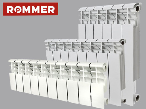 Радиатор отопления ROMMER 500.350.200 (Китай)