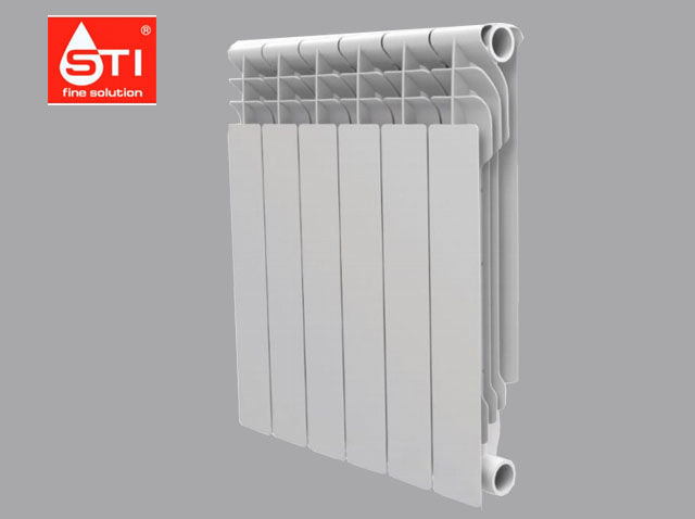 Радиатор отопления sti. Радиатор алюминиевый STI - 4-Х секционный. Радиатор STI 500/80 10 секций алюминиевый в интерьере. Алюминиевый радиатор отопления STI. Радиатор алюминиевый STI параметры.