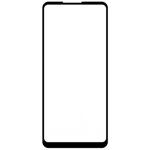 Защитное стекло для Samsung A21/A21s, черная рамка