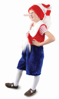 Карнавальный костюм Буратино 3-5 лет рост 104-116 меховой