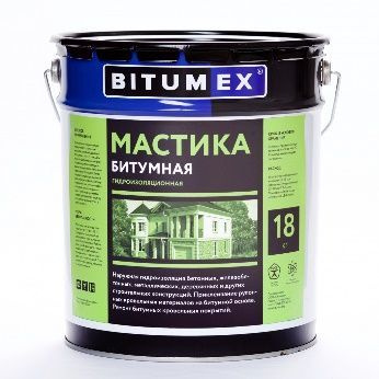 Мастика битумная гидроизоляционная Bitumex 18 кг