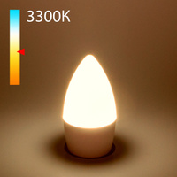 Светодиодная лампа "Свеча" C37 8W 3300K E27