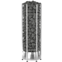 SAWO Электрическая печь TOWER вертикальная, круглая, с выносным пультом управления со встроенным блоком мощности, 8 кВт,