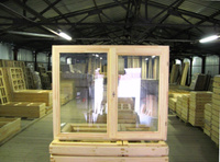 Деревянный стеклопакет ОДСПц 10-12 г/п 970x1170 мм двухстворчатые