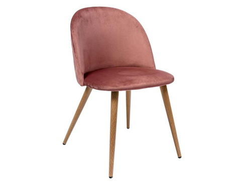 Кресло велюровое Bremen Розовый
