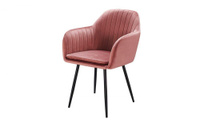 Кресло велюровое Torino Пепельно-розовый
