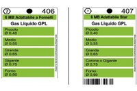 Жиклеры комплект (5шт.) ZANUSSI 6MB-GPL (0.4, 0.55, 0.65, 0.75, 0.90) Wo406