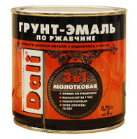 Грунт-эмаль Молотковая DALI 0,75л бронзовый