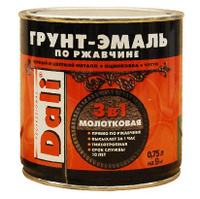 Грунт-эмаль Молотковая DALI 0,75л золотистый