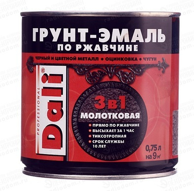 Грунт-эмаль Молотковая DALI 0,75л медный