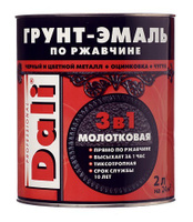 Грунт-эмаль Молотковая DALI 2л медный