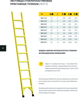 Лестницы стеклопластиковые приставные ЛСП-Т