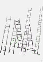 Лестница алюминиевая трехсекционная 3х10 ступеней