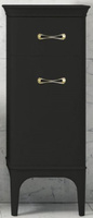 Шкаф BelBagno PRADO-1100-AC-PC-NL напольный с одним выдвижным ящиком и одной распашной дверкой, Nero Laccato Lucido