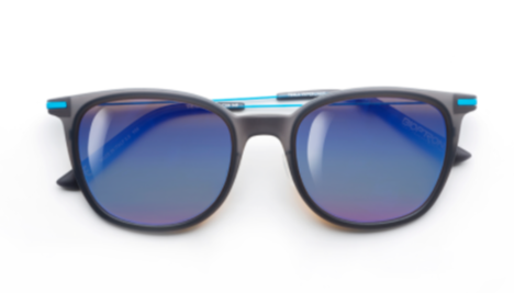 Фуллереновые очки ZEPTER HYPERLIGHT 5355 синие зеркальные THE-0102BU