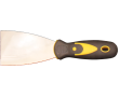 Шпатель 7128 25 мм, нерж. 2-х компонент. желт ручка Макси Тул (12)