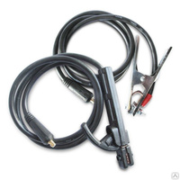 Комплект кабелей для дуговой сварки в сборе ММА 2 м