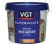 Краска фасадная Супербелая ВД-АК 1180 3 кг ВГТх 4 шт