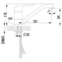 Смеситель Lemark Plus Shape LM1704C для кухни 21,7х11,9х4,7 см