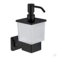 Дозатор для жидкого мыла матовый черный Rose RG1544H
