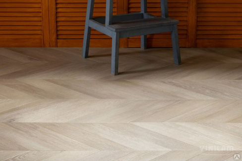 Плитка ПВХ виниловая Vinilam Parquet Chevron RI4445118CL4 Шеврон Сезар