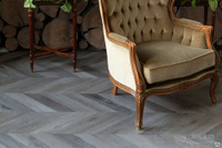 Плитка ПВХ виниловая Vinilam Parquet Chevron RI444515CL4 Шеврон Легран