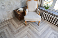 Плитка ПВХ виниловая Vinilam Parquet Herringbone IS11122 Паркет Эрмитаж