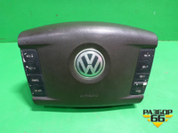 Подушка безопасности в рулевое колесо (коричневая кожа) (7L6880201) Volkswagen Touareg c 2002-2010г