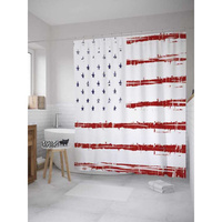 Шторка-занавеска для ванной JOYARTY Стиль флага Америки