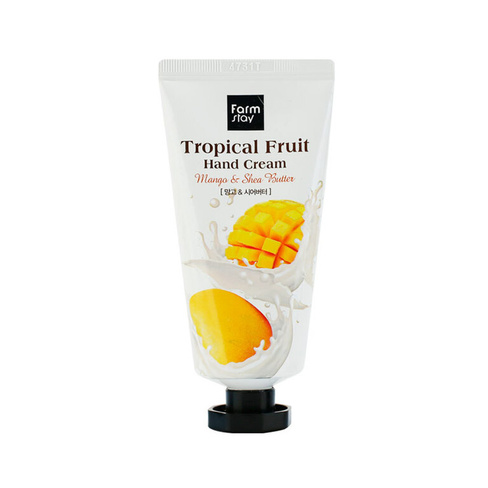 Крем для рук Тропические фрукты с манго и маслом ши Tropical Fruit Hand Cream Mango & Shea Butter FarmStay (Корея)
