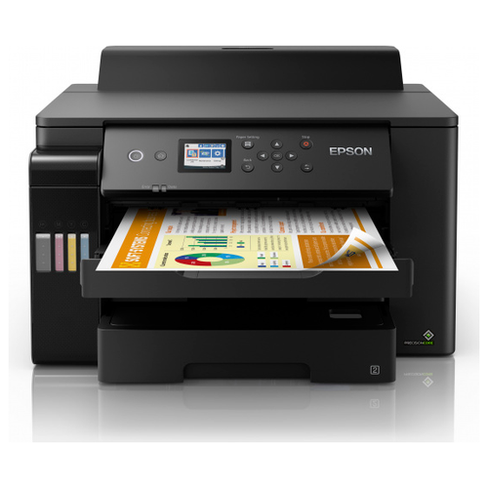 Принтер струйный Epson L11160, цветн., A3, черный