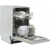 Встраиваемая посудомоечная машина SCHAUB LORENZ SLG VI4500, узкая, ширина 44.8см, полновстраиваемая, загрузка 9 комплект