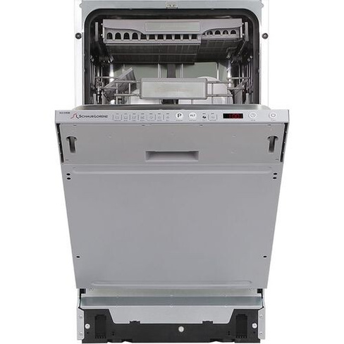 Встраиваемая посудомоечная машина SCHAUB LORENZ SLG VI4630, узкая, ширина 44.8см, полновстраиваемая, загрузка 11 комплек