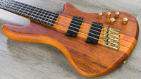 Schecter Guitar Research 5-String Stiletto Studio Bass Fanned Fret - Honey Satin STILETTO-STUDIO5-FF-HSN