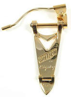 Оригинальный хвостовик Bigsby B6GW, проволочная ручка, логотип Gretsch — золото, 006-0145-100