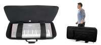 Rockville BEST BAG 61 Key Мягкий жесткий прочный чехол для клавиатуры Gig Bag + пенопластовая вставка RBAG61 SLIM