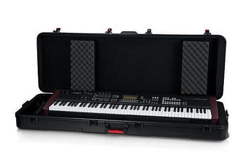 Литой полиэтиленовый чехол для клавиатуры Gator серии TSA ATA с колесами для сверхглубоких 88-нотных клавиатур GTSA-KEY8