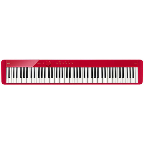 Casio Privia PX-S1100 88-клавишная клавиатура для цифрового пианино, Scaled Hammer Action, красный PX-S1100RD