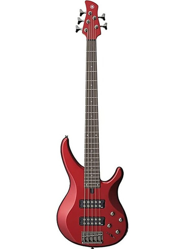 Yamaha TRBX305 5-струнная бас-гитара с палисандровой накладкой 2010-х годов - Candy Apple Red TRBX305 5-String Bass with