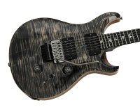Paul Reed Smith Wood Library Custom 24 Floyd Rose Stained Flame Maple Neck Charcoal PRS