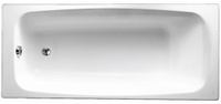 Ванна чугунная Jacob Delafon DIAPASON 170x75 см с антискользящим покрытием, без отверстий для ручек, без ножек, белая (E