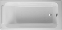 Ванна чугунная Jacob Delafon PARALLEL 150x70 см с антискользящим покрытием, без отверстий для ручек, без ножек, белая (E
