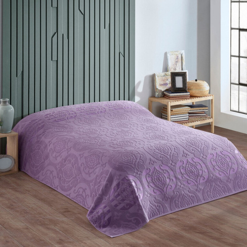 Покрывало-простыня Cornely цвет: фиолетовый (160х220 см)