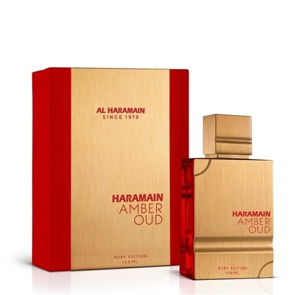 Al Haramain Amber Oud Rouge Eau De Parfum 4 жидких унции - новая упаковка