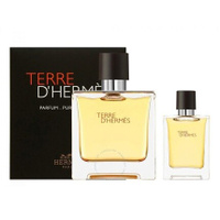 Подарочный набор Hermes Terre D' для мужчин, парфюмированная вода, 75 мл + 12,5 мл, Hermгёs