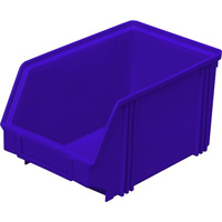 Ящик (лоток) универсальный полипропиленовый 250x148x130 мм синий морозостойкий