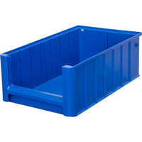 Ящик (лоток) полочный полипропиленовый SK 400х234х140 мм синий морозостойкий